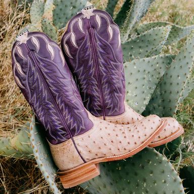 HYER BOOTS | WOMEN'S HARPER - Tan/Eggplant
